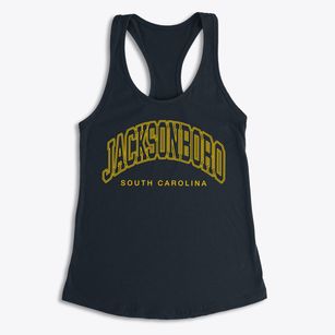 Jacksonboro South Carolina Inline Women's Racerback Tank