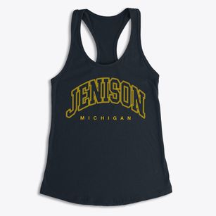Jenison Michigan Inline Women's Racerback Tank