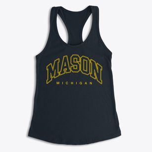 Mason Michigan Inline Women's Racerback Tank