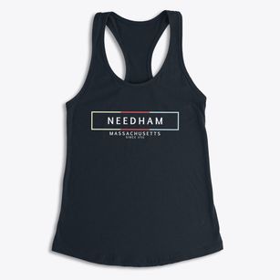 Needham Massachusetts Artbox Women's Racerback Tank