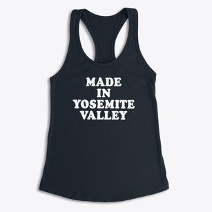 Yosemite Valley California Classic 70s Women's Racerback Tank