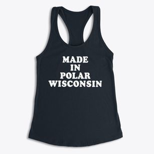 Polar Wisconsin Classic 70s Women's Racerback Tank