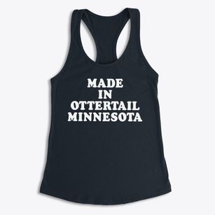 Ottertail Minnesota Classic 70s Women's Racerback Tank