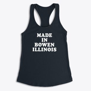 Bowen Illinois Classic 70s Women's Racerback Tank