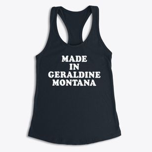 Geraldine Montana Classic 70s Women's Racerback Tank
