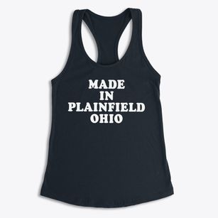 Plainfield Ohio Classic 70s Women's Racerback Tank
