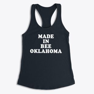 Bee Oklahoma Classic 70s Women's Racerback Tank