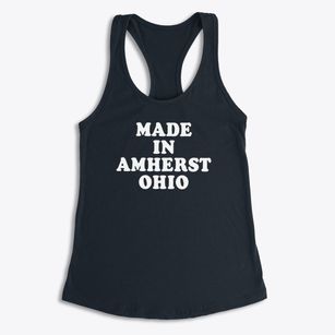 Amherst Ohio Classic 70s Women's Racerback Tank