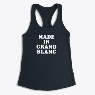 Grand Blanc Michigan Classic 70s Women's Racerback Tank