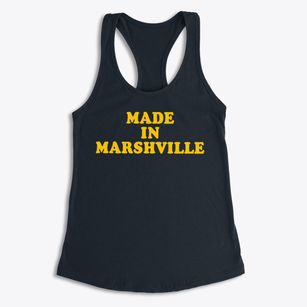 Marshville North Carolina Classic 70s Women's Racerback Tank