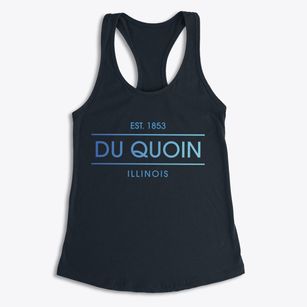 Du Quoin Illinois Horizon Women's Racerback Tank