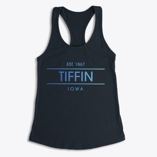 Tiffin Iowa Horizon Women's Racerback Tank
