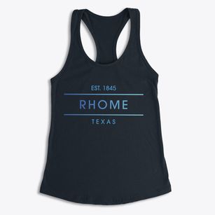 Rhome Texas Horizon Women's Racerback Tank
