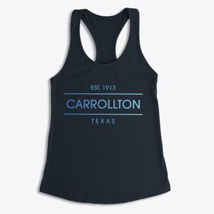 Carrollton Texas Horizon Women's Racerback Tank