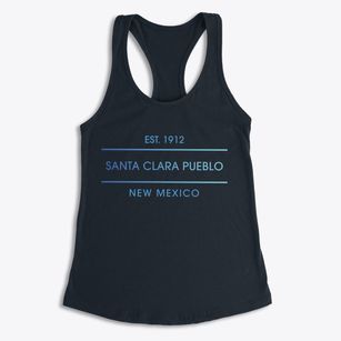 Santa Clara Pueblo New Mexico Horizon Women's Racerback Tank