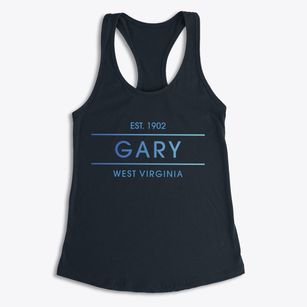 Gary West Virginia Horizon Women's Racerback Tank