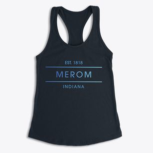 Merom Indiana Horizon Women's Racerback Tank