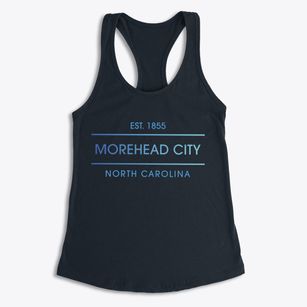 Morehead City North Carolina Horizon Women's Racerback Tank
