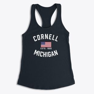 Cornell Michigan Patriot Women's Racerback Tank