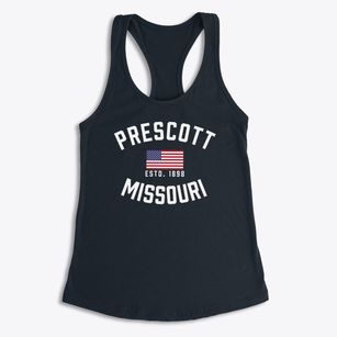 Prescott Missouri Patriot Women's Racerback Tank