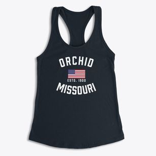 Orchid Missouri Patriot Women's Racerback Tank