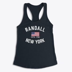Randall New York Patriot Women's Racerback Tank