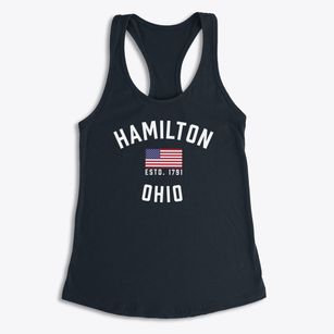 Hamilton Ohio Patriot Women's Racerback Tank