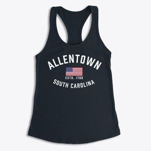 Allentown South Carolina Patriot Women's Racerback Tank