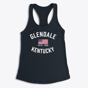 Glendale Kentucky Patriot Women's Racerback Tank