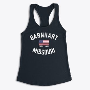 Barnhart Missouri Patriot Women's Racerback Tank