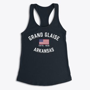 Grand Glaise Arkansas Patriot Women's Racerback Tank