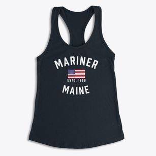 Mariner Maine Patriot Women's Racerback Tank