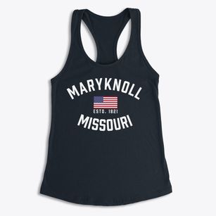 Maryknoll Missouri Patriot Women's Racerback Tank