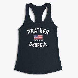 Prather Georgia Patriot Women's Racerback Tank