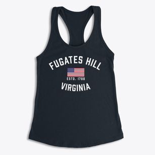 Fugates Hill Virginia Patriot Women's Racerback Tank