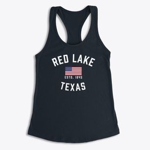 Red Lake Texas Patriot Women's Racerback Tank