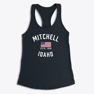 Mitchell Idaho Patriot Women's Racerback Tank
