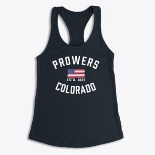 Prowers Colorado Patriot Women's Racerback Tank
