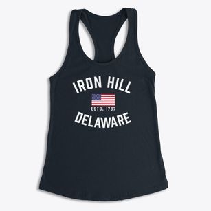 Iron Hill Delaware Patriot Women's Racerback Tank