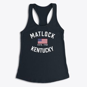 Matlock Kentucky Patriot Women's Racerback Tank