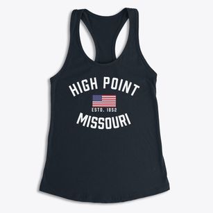 High Point Missouri Patriot Women's Racerback Tank