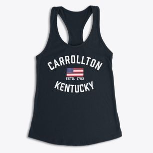 Carrollton Kentucky Patriot Women's Racerback Tank