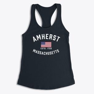 Amherst Massachusetts Patriot Women's Racerback Tank