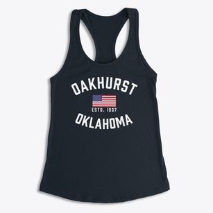 Oakhurst Oklahoma Patriot Women's Racerback Tank