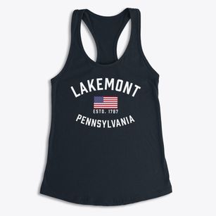 Lakemont Pennsylvania Patriot Women's Racerback Tank