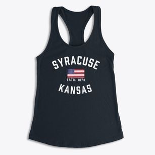 Syracuse Kansas Patriot Women's Racerback Tank