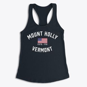 Mount Holly Vermont Patriot Women's Racerback Tank