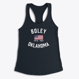 Boley Oklahoma Patriot Women's Racerback Tank