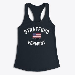 Strafford Vermont Patriot Women's Racerback Tank