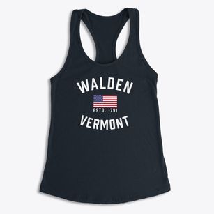 Walden Vermont Patriot Women's Racerback Tank